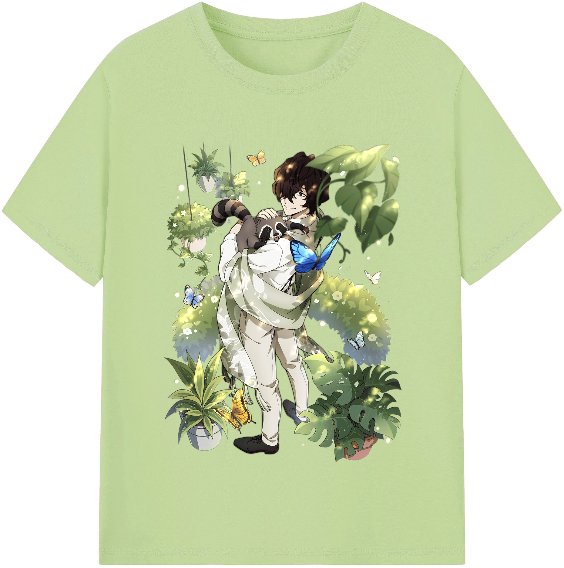 （画像用） 文豪ストレイドッグス Bungo Stray Dogs 綿100％半袖Tシャツ（フロントプリント）
